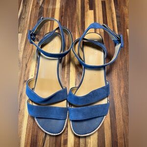 Franco Sarto Blue Sandals women’s 10